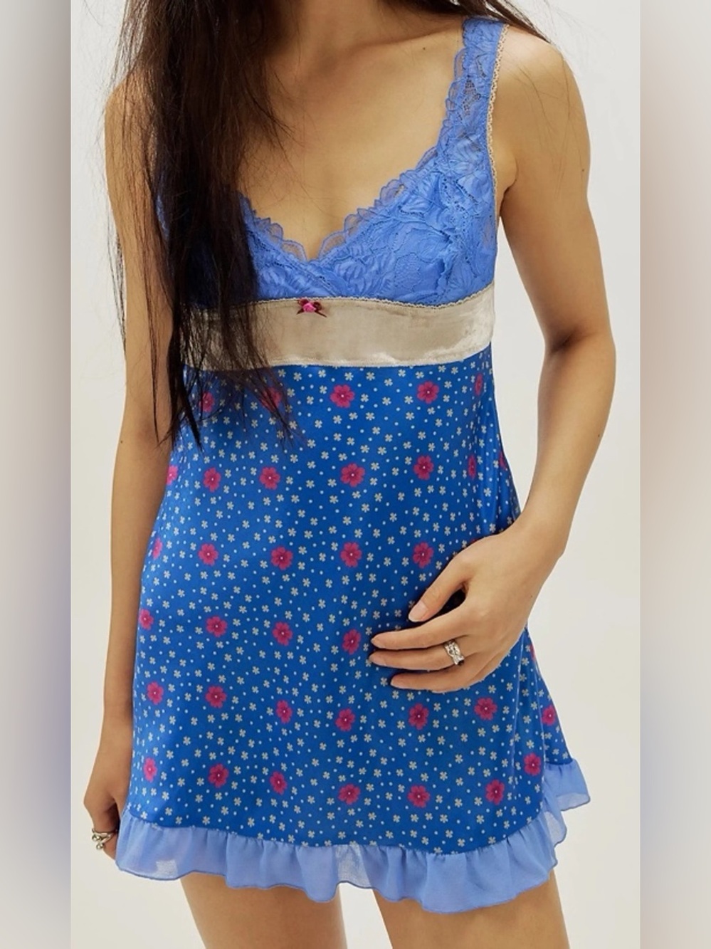 NWOT Free People City Lights Mini Slip